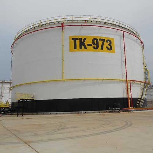 TÜPRAŞ - Oxygenate Tank & Control Sikds Fabrication and Erection